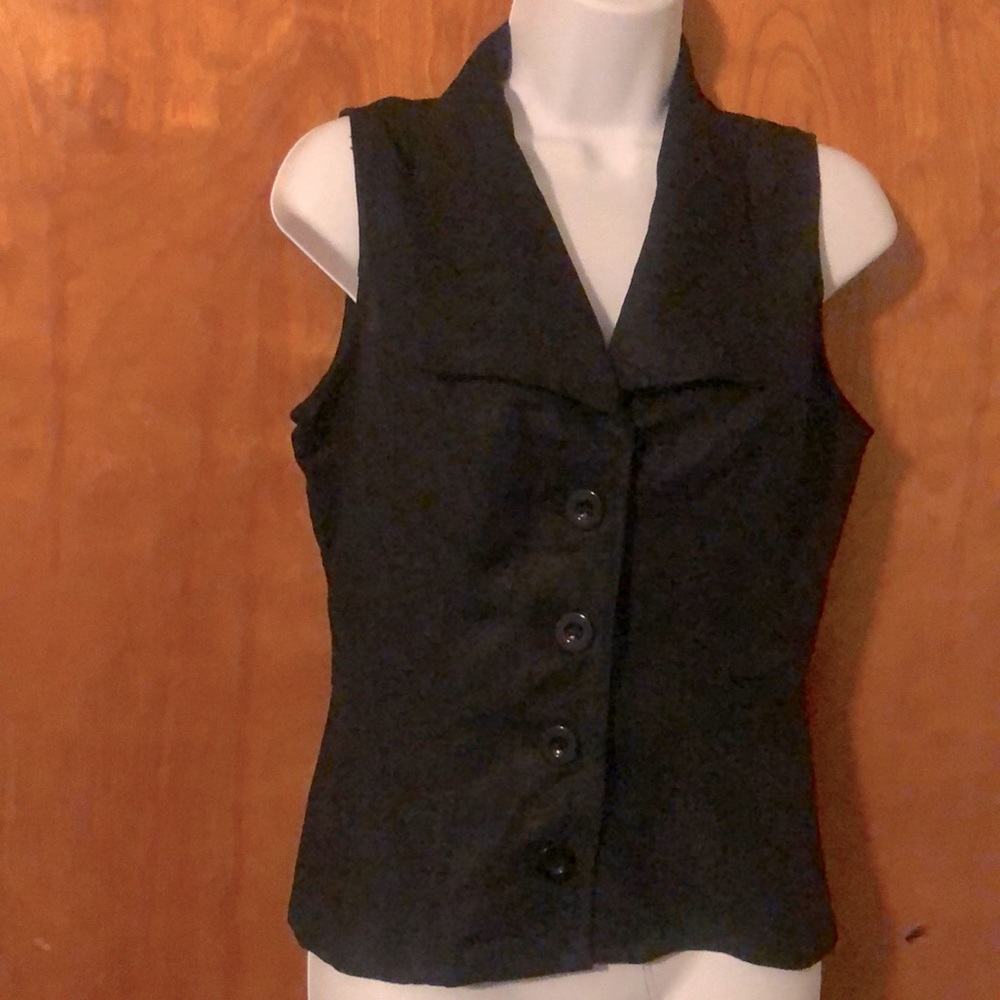 Womens black vest size small
